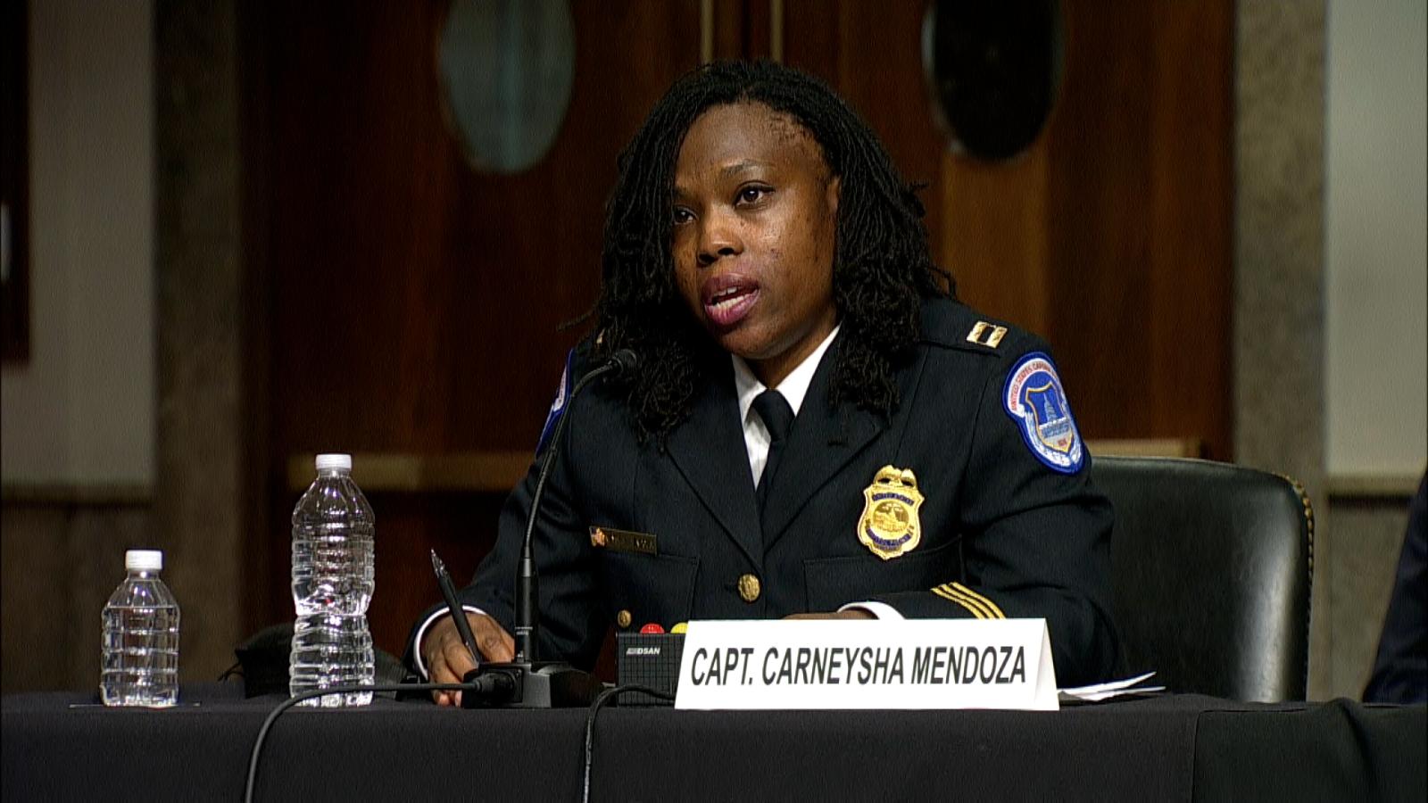 A Capitol Police officer describes her anti-riot efforts