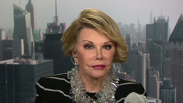 Joan Rivers dice en broma que Barack Obama es gay y Michelle Obama