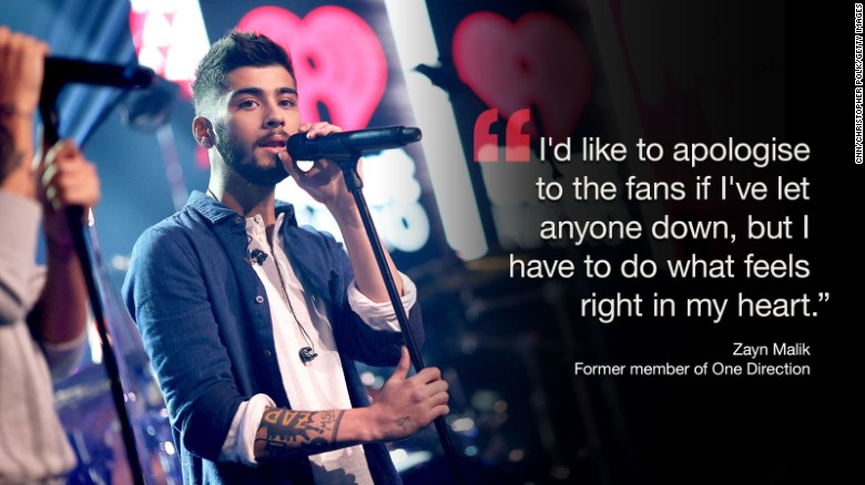 La Salida De Zayn Malik De One Direction Rompe Spotify Cnn 