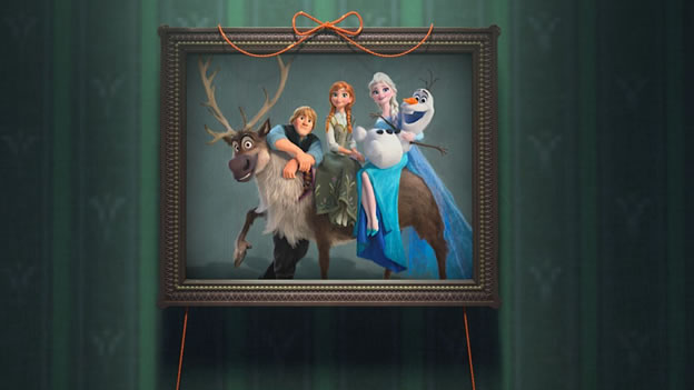 Bola de Nieve Disney Frozen Elsa y Ana