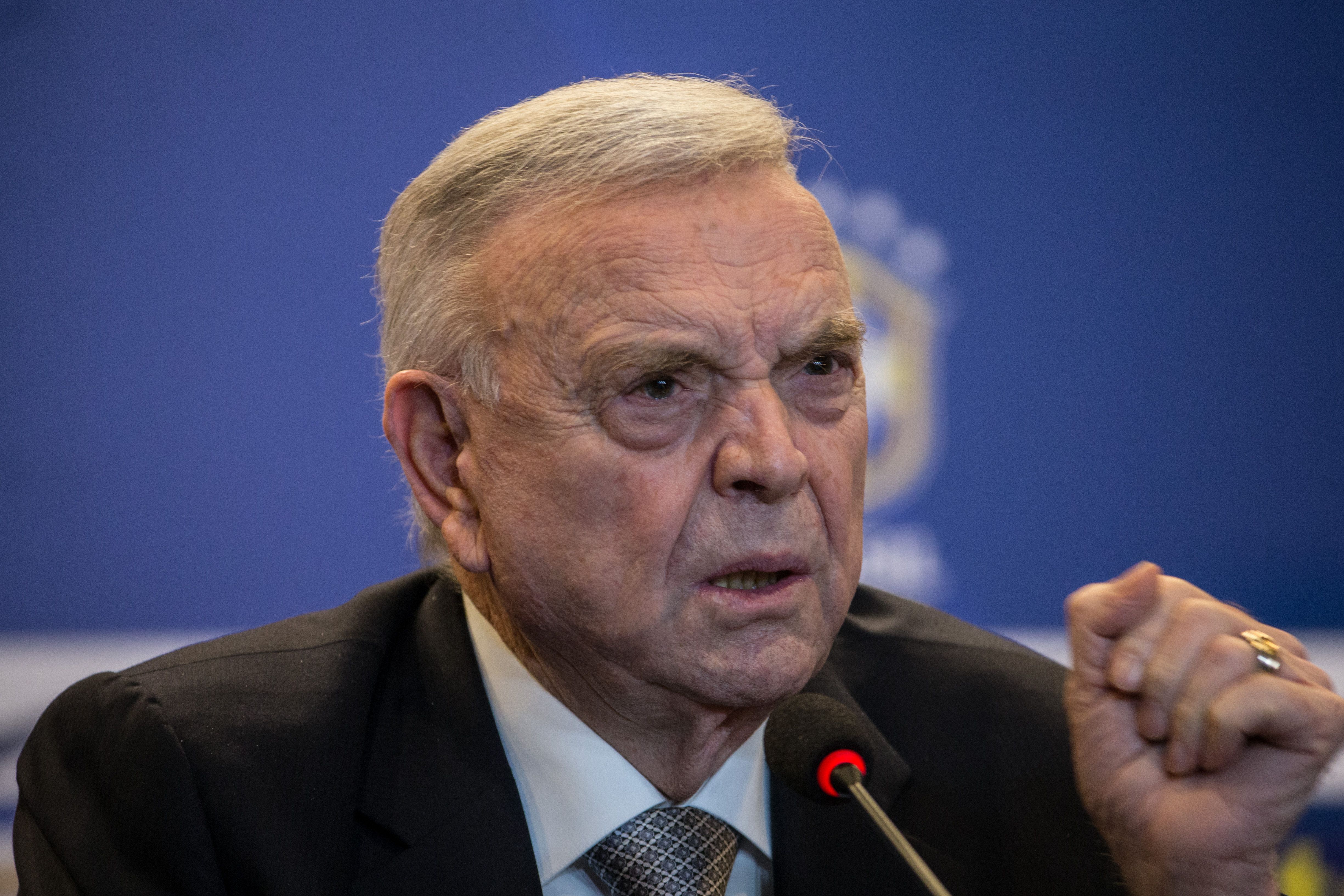 Jose Maria Marin, presidente de la Confederación Brasileña de Fútbol (CBF) (Getty Images)