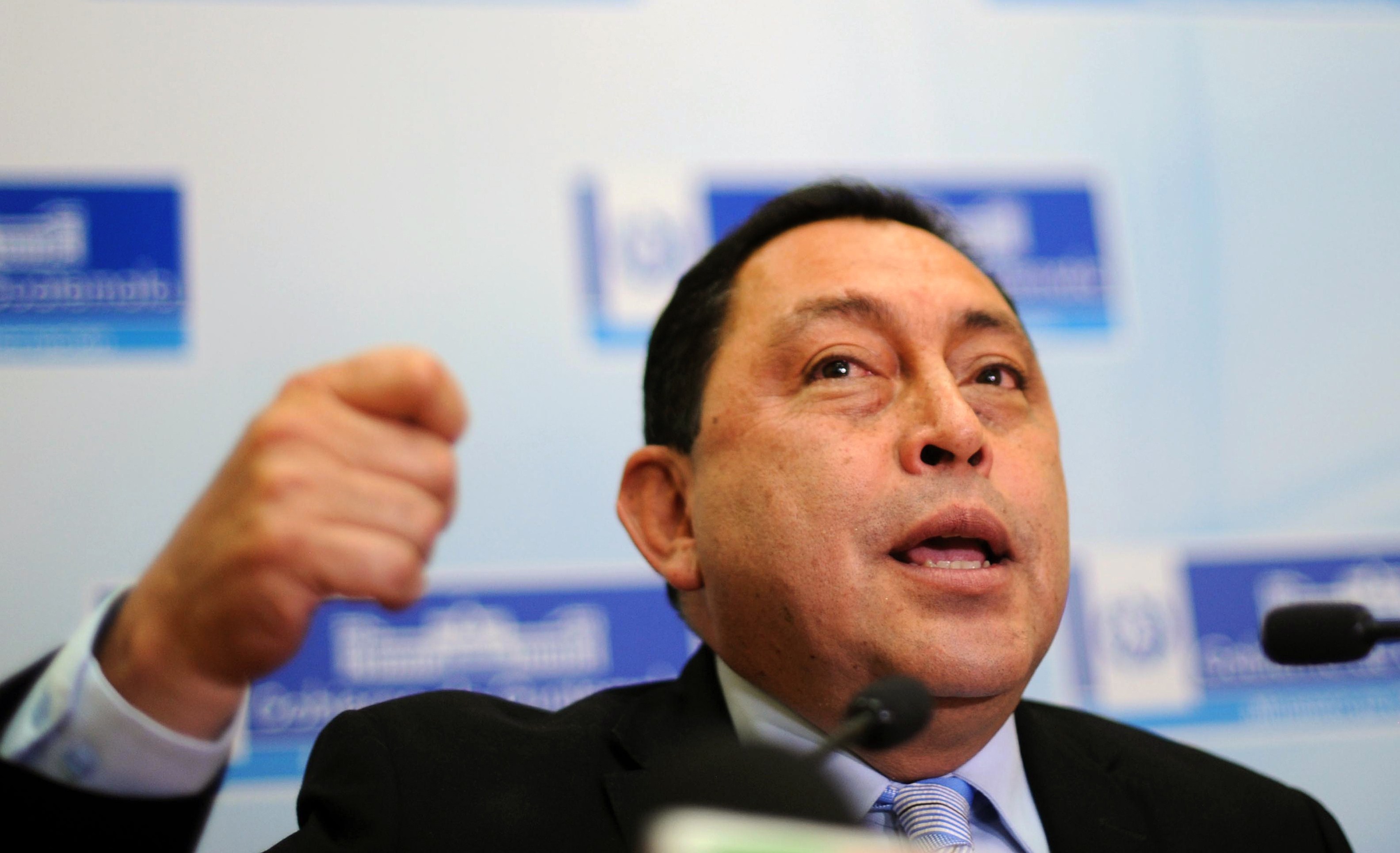 Mauricio Lopez Bonilla, exministro del Interior de Guatemala (Crédito: JOHAN ORDONEZ/AFP/Getty Images)
