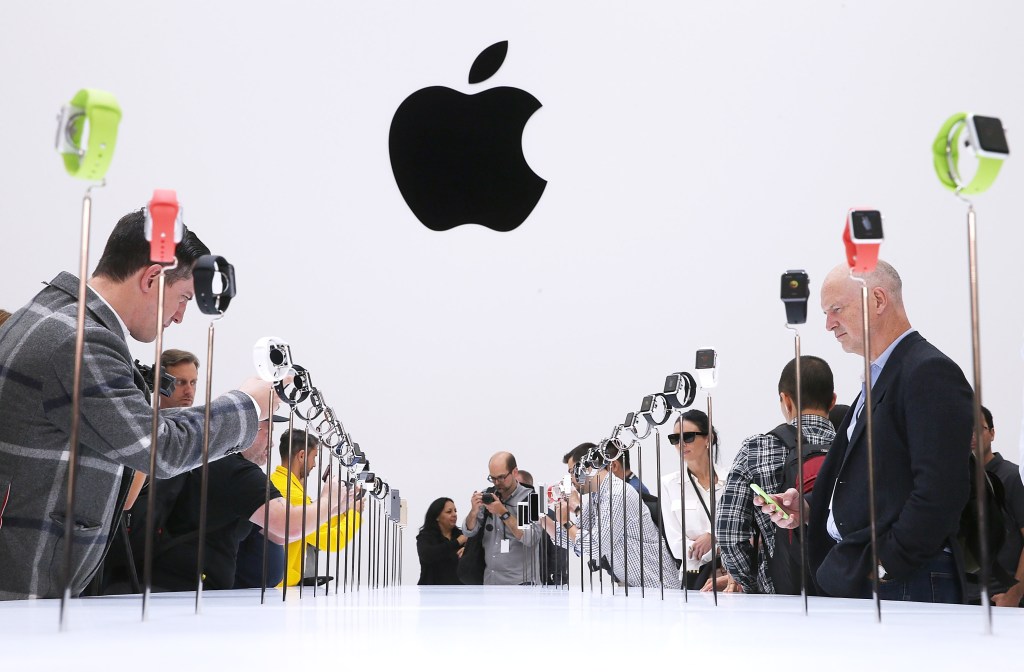El Apple Watch no parece atraer tanto interés como otros productos de la compañía (Crédito: Justin Sullivan/Getty Images)