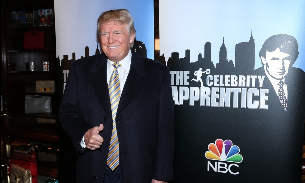 Donald Trump acude a la alfombra roja de "Celebrity Apprentice" en Nueva York el 20 de enero de 2015 (Cortesía: Rob Kim/Getty Images)