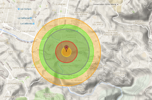 Nukemap Caracas bomba nuclear