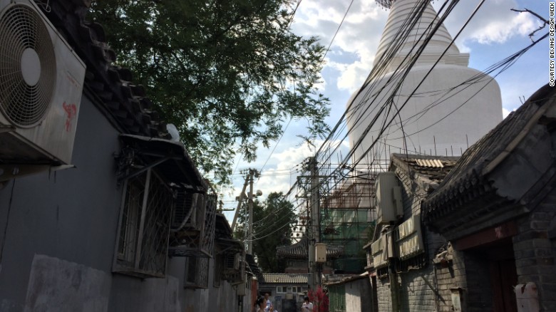 A los arquitectos de la zona histórica de "Baitasi", o la pagoda blanca, se les pidió que trabajaran en estudios de casos que exploraran el futuro de la vivienda tradicional de Beijing. (Crédito: Beijing Design Week)  
