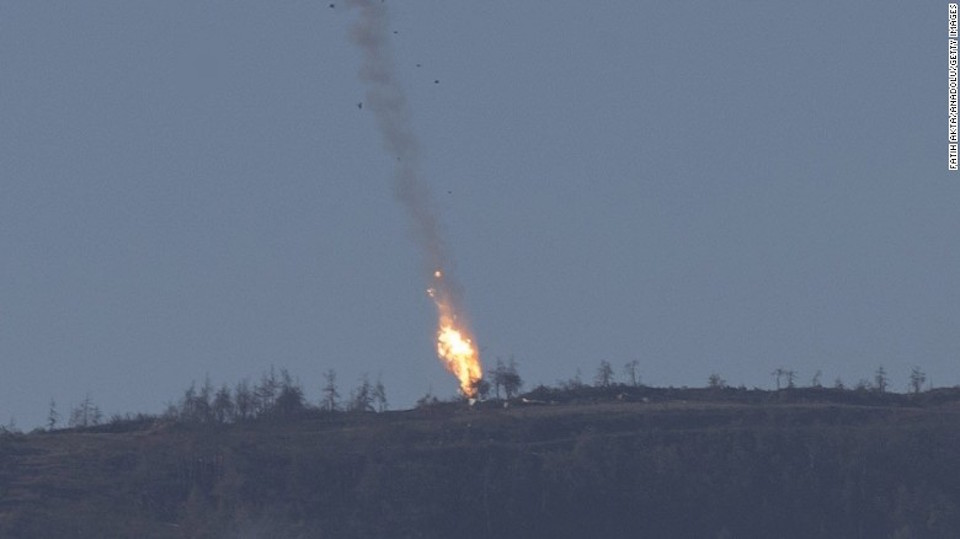 Turquía derribó un cazabombardero ruso el pasado 24 de noviembre en la frontera de Turquía y Siria. 