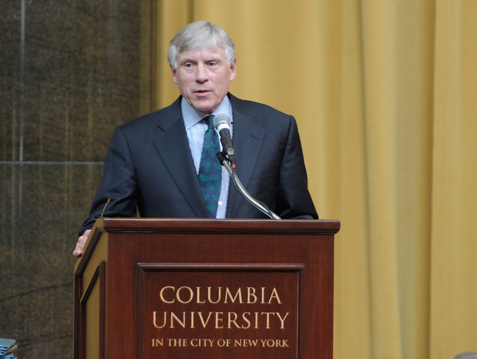 Lee Bollinger, presidente de la Universidad de Columbia. (Crédito: Dave Kotinsky/Getty Images)