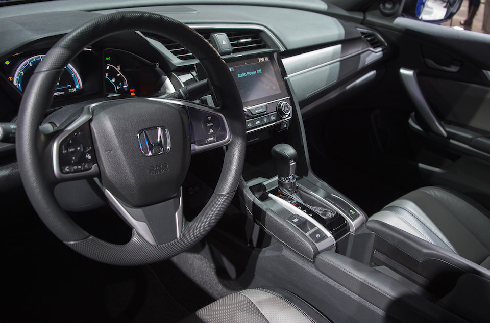 El interior del nuevo Honda Civic( Crédito: JIM WATSON/AFP/Getty Images)
