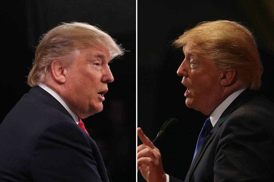 ¿Cómo Sería Un "debate" Entre Trump Y Trump? Un Cruce De Declaraciones ...