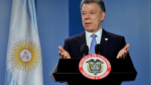 El presidente de Colombia Juan Manuel Santos (Crédito: GUILLERMO LEGARIA/AFP/Getty Images)