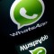 The logo of mobile app "WhatsApp" is displayed on a tablet on January 2, 2014 in Paris. AFP PHOTO / LIONEL BONAVENTURE (Photo credit should read LIONEL BONAVENTURE/AFP/Getty Images