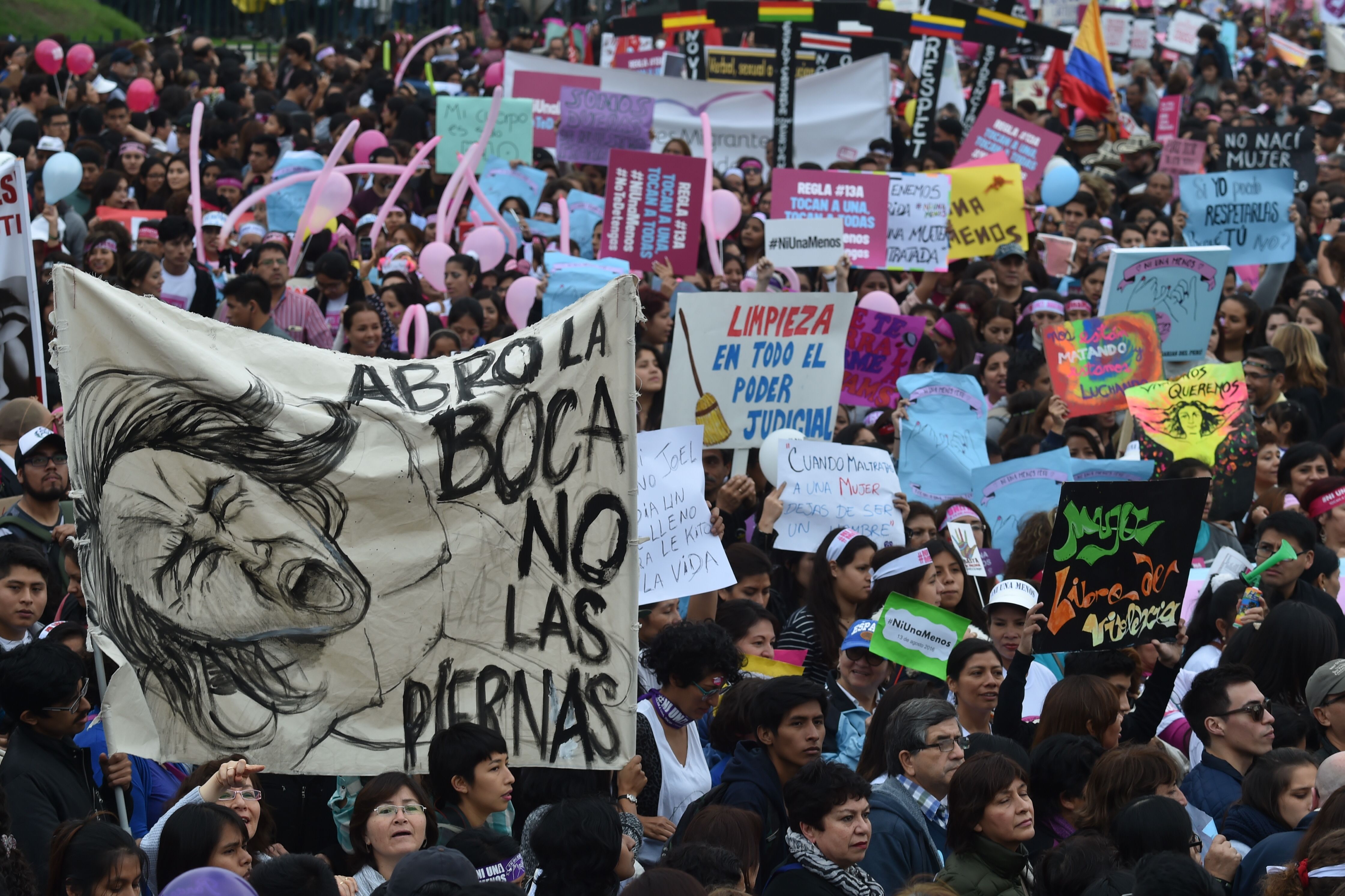 Así fue la marcha de 'Ni Una Menos' en Perú Gallery CNN