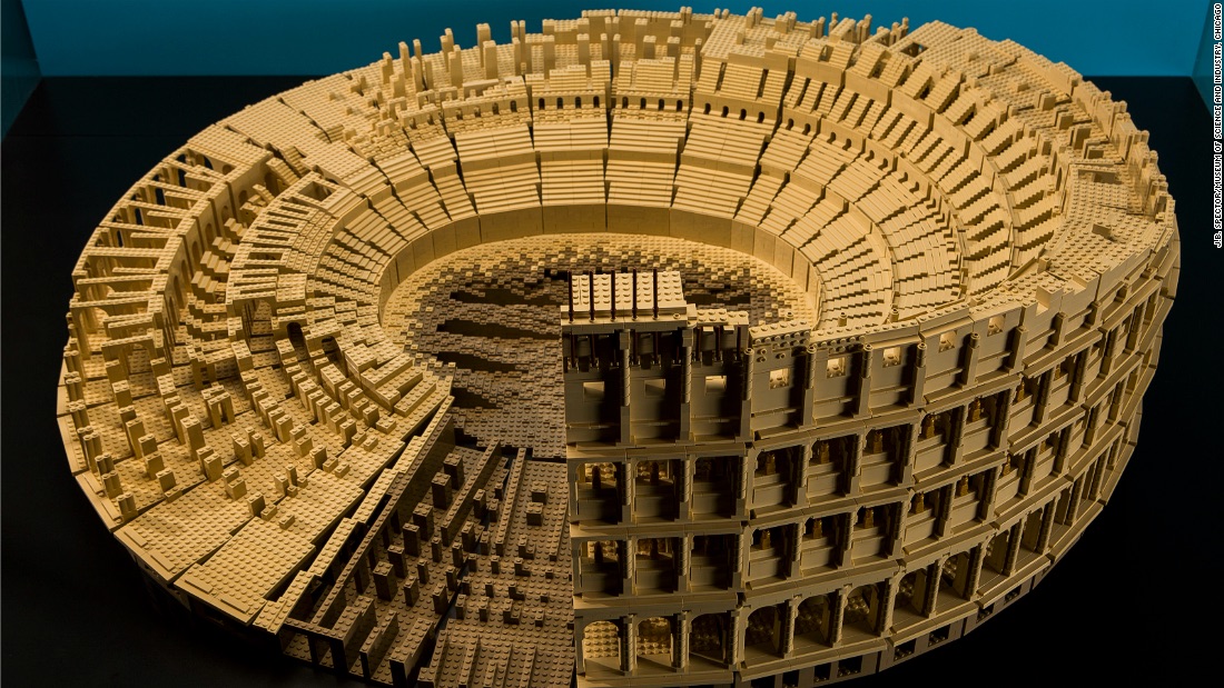 Coliseo romano en cheap lego