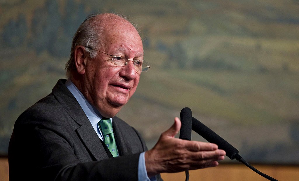 ormer president of Chile Ricardo Lagos delivers a speech during the Montevideo Society Foundation plenary meeting, in Mexico City, on July 26, 2012. AFP PHOTO/RONALDO SCHEMIDT (Photo credit should read Ronaldo Schemidt/AFP/GettyImages)