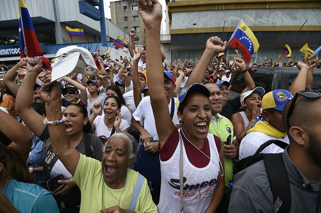 Jornada De Marchas En Venezuela A Favor Y En Contra Del Gobierno De ...