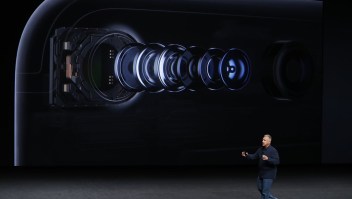 SAN FRANCISCO, CA - SEPTEMBER 07: Apple Senior Vice President of Worldwide Marketing Phil Schiller speaks on the new Apple iPhone 7 during a launch event on September 7, 2016 in San Francisco, California. Apple Inc. is expected to unveil latest iterations of its smart phone, forecasted to be the iPhone 7. The tech giant is also rumored to be planning to announce an update to its Apple Watch wearable device. (Photo by Stephen Lam/Getty Images)