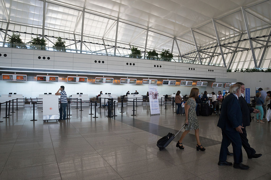 Aeropuerto Internacional de Carrasco, Montevideo, Uruguay. (Crédito: Mariana Greif Etchebehere/Bloomberg via Getty Images)