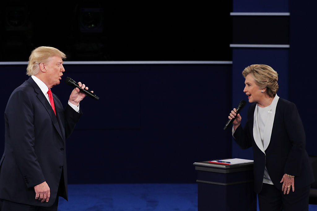 Candidates Hillary Clinton And Donald Trump Hold Second Presidential Debate At Washington