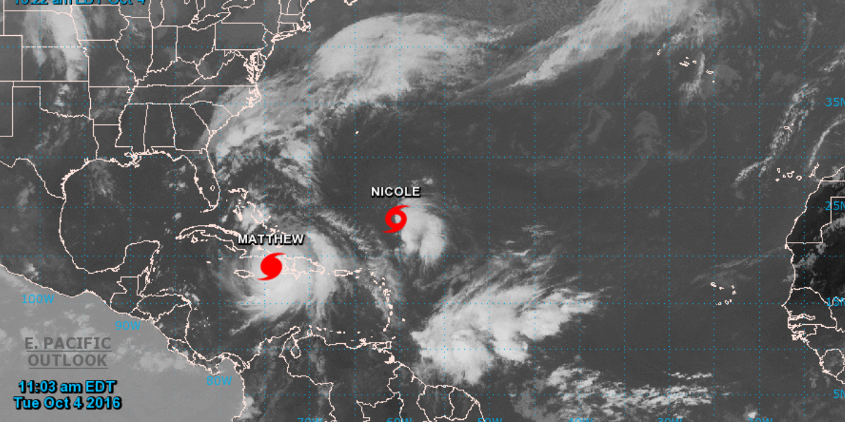 Alerta en Florida por huracanes; habría orden de evacuaciones este