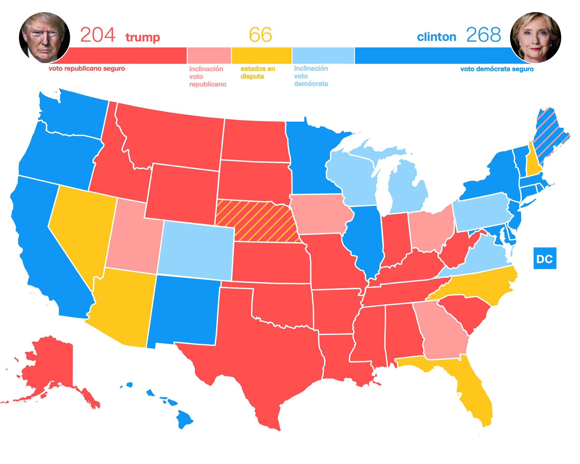 El mapa electoral de Estados Unidos CNN