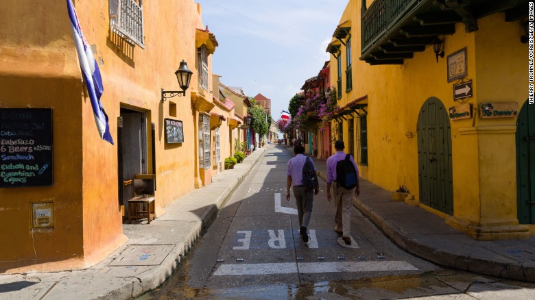 Cartagena, con las fascinantes calles de su centro histórico, es el mayor destino turístico de Colombia. 
