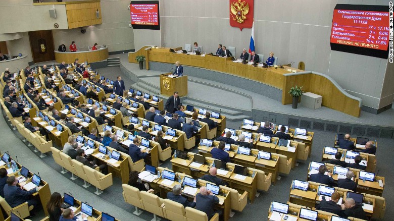 La Duma ha aprobado el proyecto en dos lecturas. 