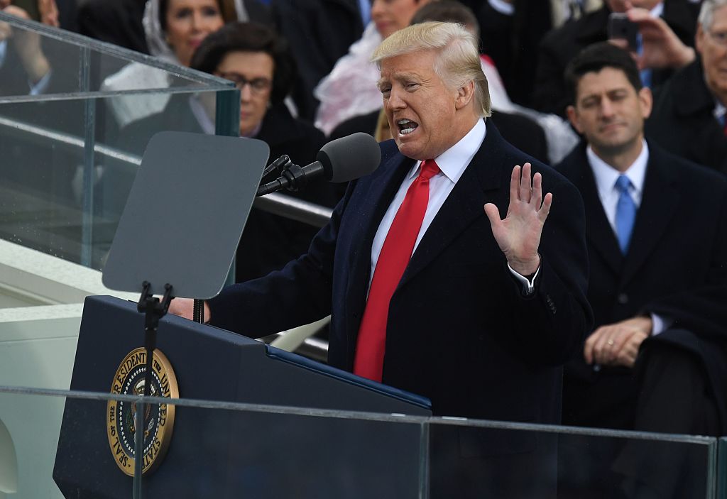 El discurso de Donald Trump estuvo cargado de alusiones al cambio radical que, asegura, experimentarán los estadounidenses a partir de hoy.