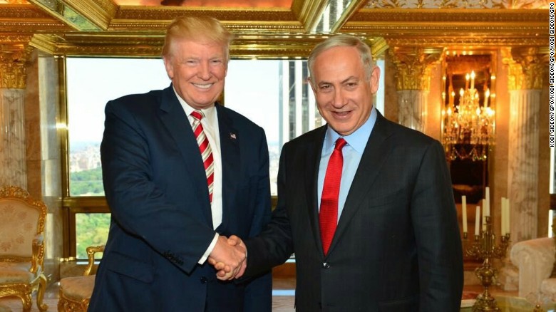 El presidente Donald Trump y el primer ministro israelí Benjamin Netanyahu, en una reunión anterior a la toma de posesión.