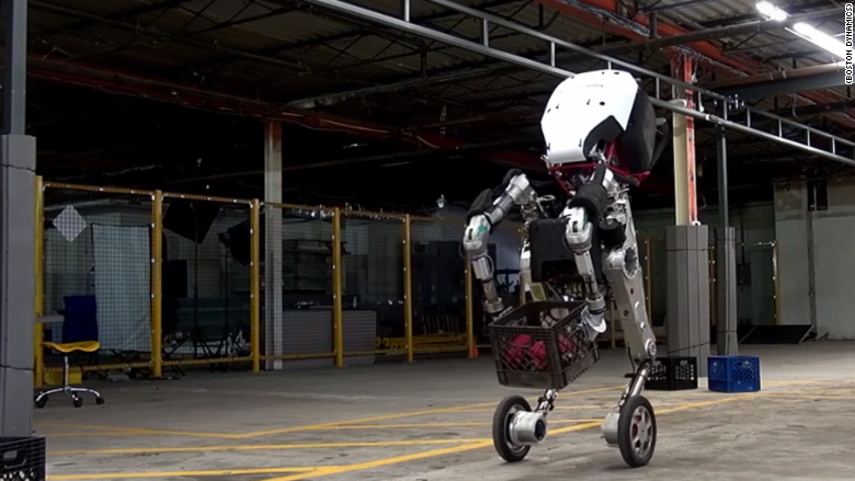 El robot Handle fue creado por la empresa Boston Dynamics, comprada por Google en el 2013.