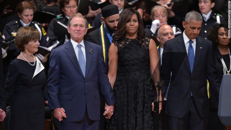 George W Bush Explica La Razón De Su Cariño Por Michelle Obama Cnn