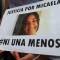 Manifestantes portaron imágenes de Micaela y lemas contra la violencia de género (EFE/José Granata/TELAM
