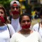 enezuelans gathered Saturday for "silent marches" against President Nicolas Maduro, a test of his government's tolerance for peaceful protests after three weeks of violent unrest that has left 20 people dead. / AFP PHOTO / RONALDO SCHEMIDT (Photo credit should read RONALDO SCHEMIDT/AFP/Getty Images)