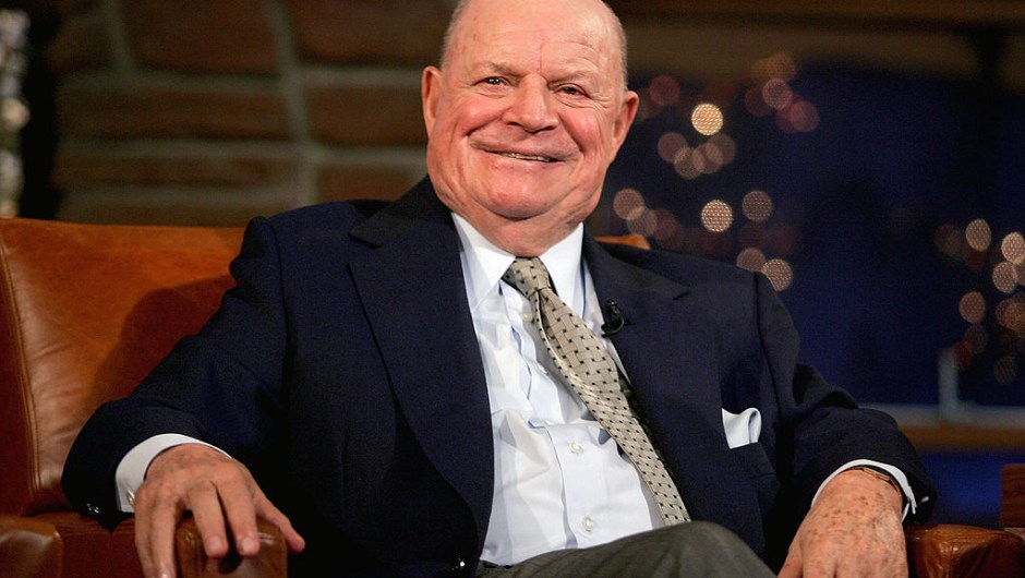 LOS ANGELES - MARCH 1: Comedian Don Rickles appears on the "Late Late Show" with host Craig Ferguson at CBS Television City on March 1, 2005 in Los Angeles, California. (Photo by Mark Mainz/Getty Images)