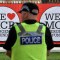 Police officers patrol around Old Trafford Cricket Ground ahead of the One Love Manchester tribute concert in Manchester on June 4, 2017. Nearly two weeks after a deadly suicide bombing at her concert in Manchester, US star Ariana Grande is planning to press ahead with a charity gig later on Sunday despite a terror attack on the streets of London. / AFP PHOTO / Anthony Devlin (Photo credit should read ANTHONY DEVLIN/AFP/Getty Images)
