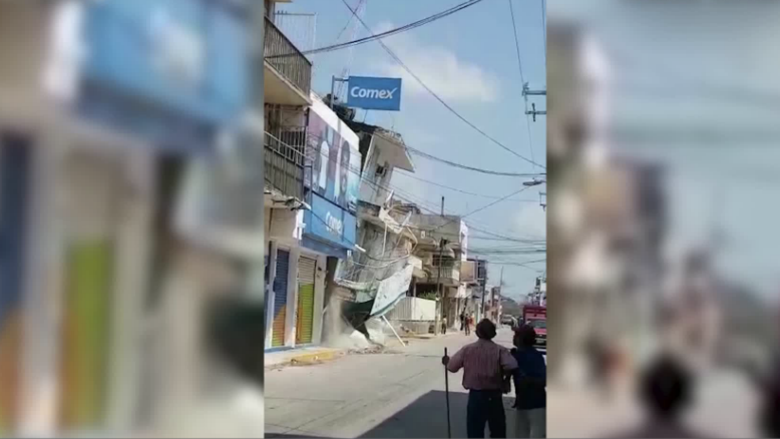 El momento en que se derrumbó un edificio el día después del terremoto en  México | Video | CNN