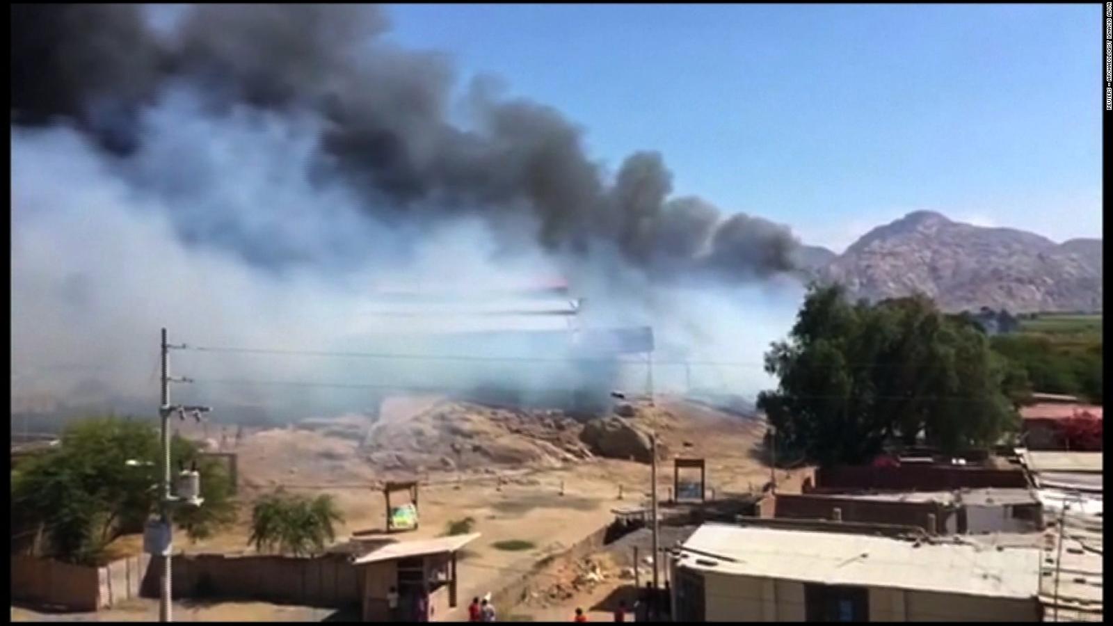 Incendio destruyó este complejo arqueológico en Perú Video CNN