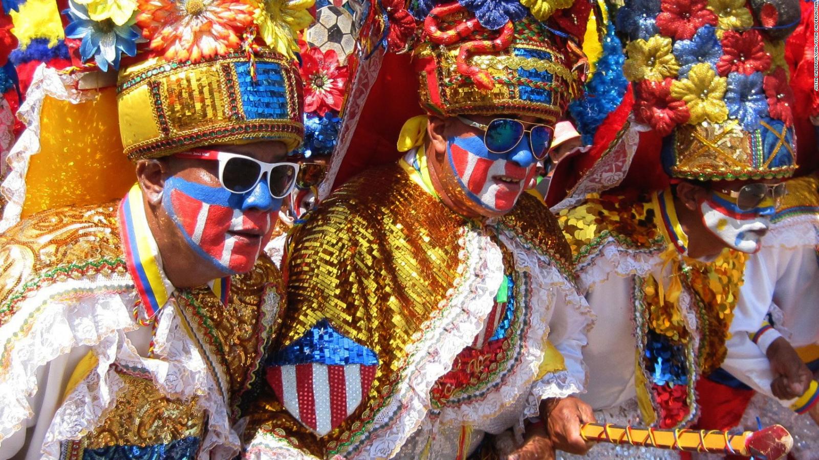 La coronación de la Reina del Carnaval de Barranquilla en Colombia