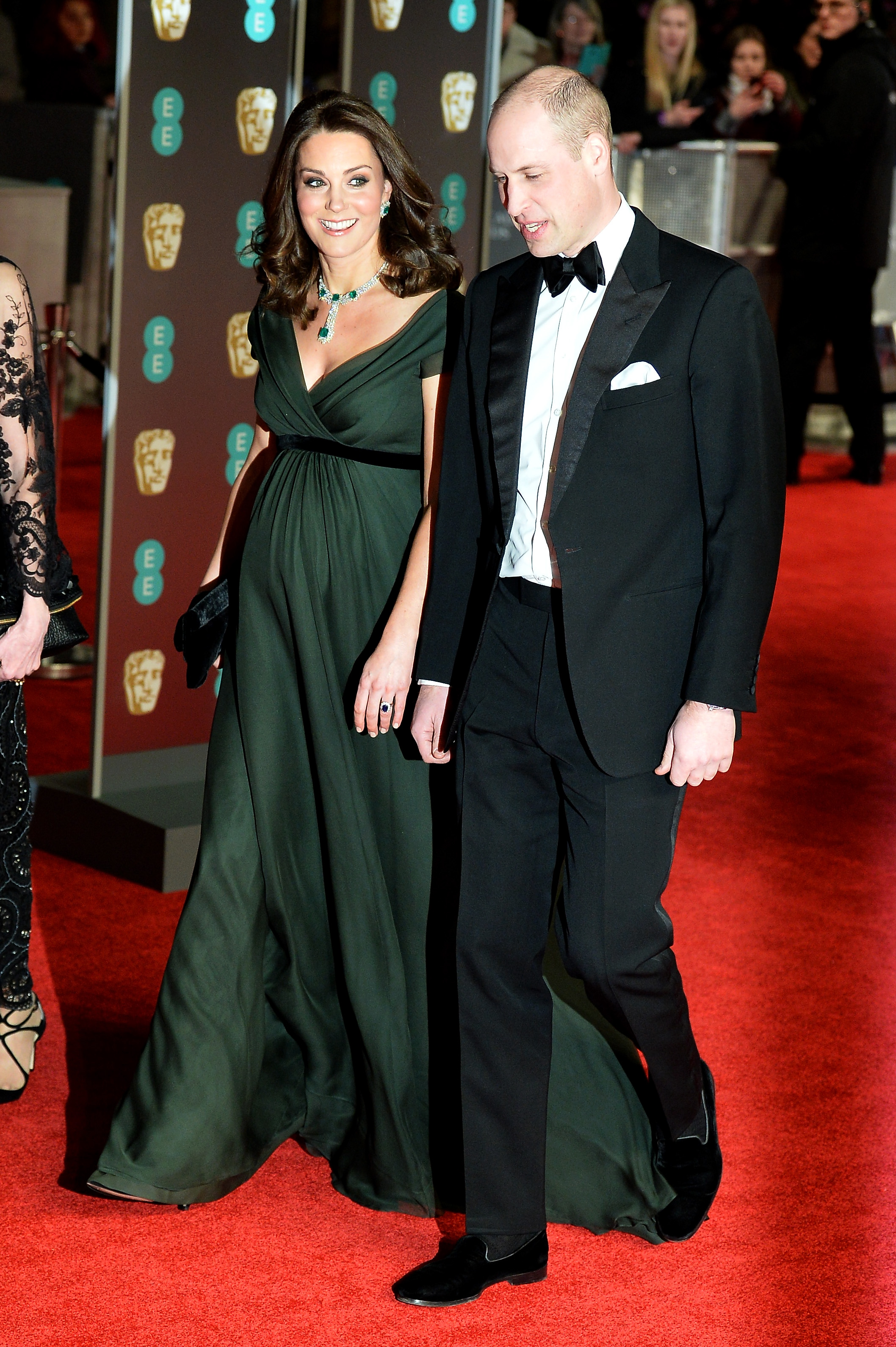 LONDON, ENGLAND - FEBRUARY 18:  Prince William, Duke of Cambridge and Catherine, Duchess of Cambridge attend the EE British Academy Film Awards (BAFTA) held at Royal Albert Hall on February 18, 2018 in London, England.  (Photo by Jeff Spicer/Jeff Spicer/Getty Images)