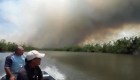 Las llamas no se aplacan en reserva natural en Nicaragua