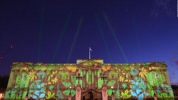El Palacio de Buckingham se viste de verde
