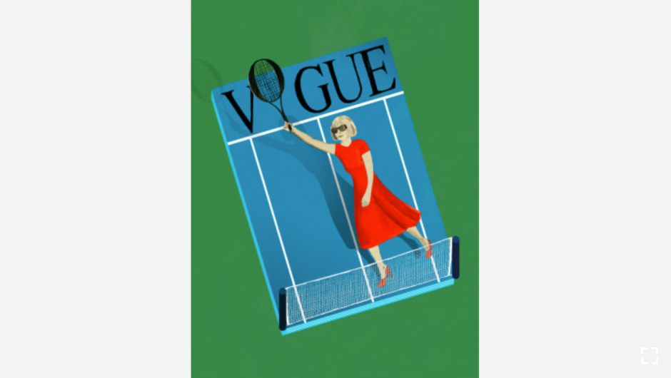 La editora jefe de Vogue, Anna Wintour, empieza cada día con una hora de tenis. (Crédito: "Recipes for Good Luck", por Ellen Weinstein, publicado por Chronicle Books 2018).