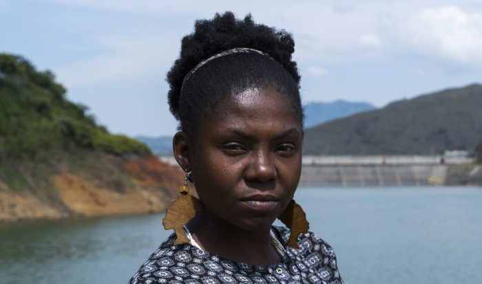 Portrait of Afro-Colombian environmental activist Francia Márquez distributed by Goldman Prize.