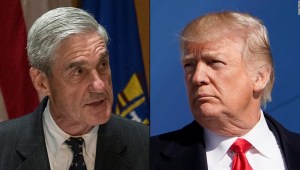 Fiscal especial Robert Mueller y presidente de EE.UU. Donald Trump