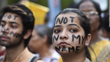 Manifestación contra la violencia machista tras nuevas violaciones en la India.