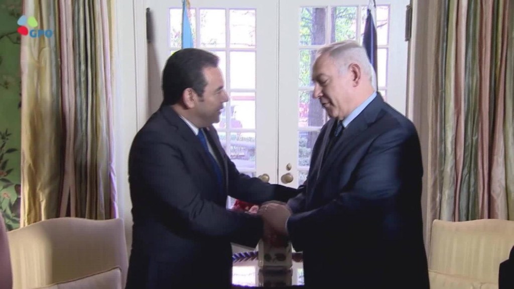 Guatemala dio el primer paso para reubicar su embajada en Jerusalén