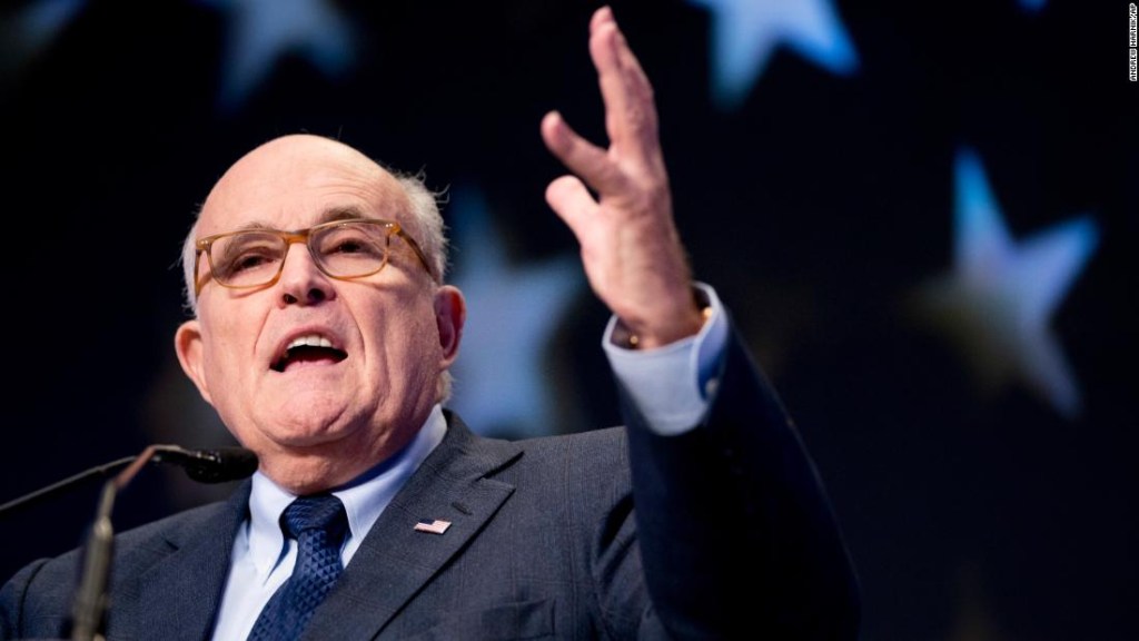 Rudy Giuliani. (Crédito: AP Photo/Andrew Harnik)