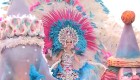 #LaImagenDelDía: mitología griega y fantasía en el desfile de reinas en Panamá