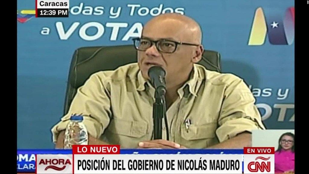 Jorge Rodríguez: "Pedimos respeto a la inmensa victoria de Nicolás Maduro"