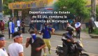 #MinutoCNN: EE.UU. pide investigar muertes por protestas en Nicaragua
